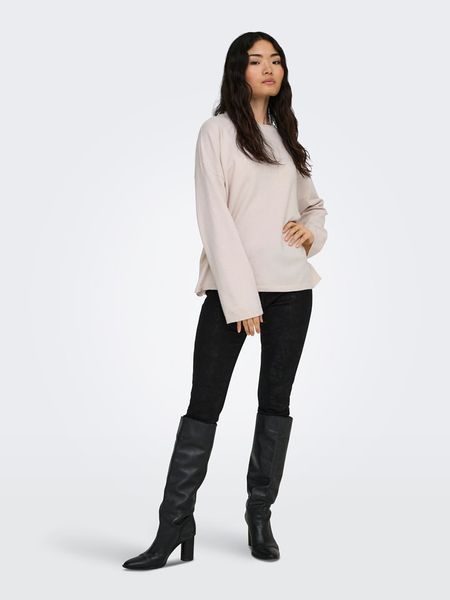 ONLY Sweter w kolorze kremowym rozmiar: M. Brązowe swetry Only, m, bez wzorów, z materiału, bez ramiączek. Za 78.66 zł.