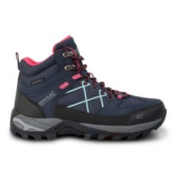 Buty trekkingowe damskie Samaris III. Niebieskie trekkingi Regatta. W wyprzedaży za 299.99 zł.