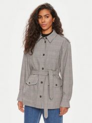 Tommy Hilfiger Kurtka przejściowa WW0WW43316 Szary Regular Fit. Szare kurtki TOMMY HILFIGER, bez wzorów, z syntetyku, bez kaptura. Za 659.99 zł.