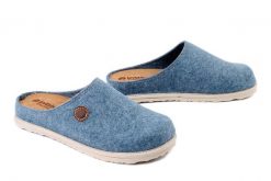 INBLU CS-47 034 błękitny, kapcie damskie. Niebieskie obuwie domowe Inblu, bez wzorów, bez zapięcia. Za 98.99 zł.