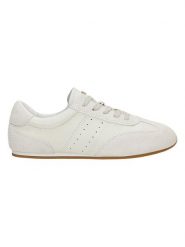 Wojas Skórzane sneakersy w kolorze kremowym rozmiar: 38. Brązowe trampki Wojas, bez wzorów, bez zapięcia. Za 293.59 zł.