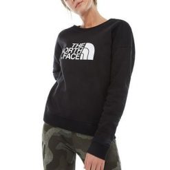 Bluza damska The North Face Drew Peak Crew. Czarne bluzy The North Face, xs, bez wzorów, bez kaptura. Za 263.99 zł.