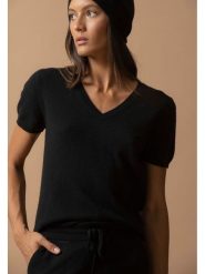 Perfect Cashmere Kaszmirowy sweter w kolorze czarnym rozmiar: M. Czarne swetry Perfect Cashmere, m, bez wzorów, z kaszmiru, bez ramiączek. Za 260.99 zł.