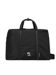 KARL LAGERFELD Torba A4W30249 Czarny. Czarne torby podróżne KARL LAGERFELD, bez wzorów, z materiału. Za 1,099.00 zł.