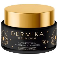 Dermika LUXURY CAVIAR Kawiorowy krem wypełniający zmarszczki 50+ dzień/noc Kremy do twarzy 50 ml. Kremy do twarzy Dermika. Za 56.80 zł.