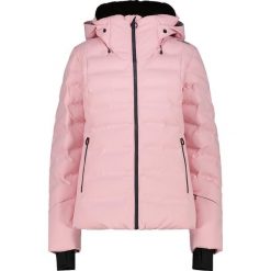 Kurtka narciarska damska CMP 34W4006. Czarne kurtki narciarskie CMP, bez wzorów, z materiału, bez kaptura, narciarskie. Za 739.99 zł.