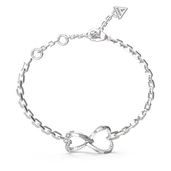 Bransoletka Guess. Szare bransoletki Guess, srebrne. Za 179.99 zł.