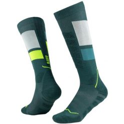 Skarpetki sportowe dla dorosłych Thermonet Over The Calf Socks. Zielone skarpety Buff, bez wzorów, z elastanu. Za 149.99 zł.