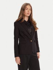 Morgan Marynarka 222-VLIME.F Czarny Regular Fit. Czarne marynarki i żakiety Morgan, bez wzorów, z syntetyku. Za 469.99 zł.