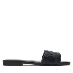 Klapki Call It Spring. Czarne klapki Call it Spring, bez wzorów, bez obcasa. Za 139.99 zł.