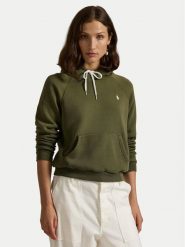Polo Ralph Lauren Bluza 211943007014 Zielony Relaxed Fit. Zielone bluzy Polo Ralph Lauren, xs, bez wzorów, z bawełny, bez kaptura. Za 479.99 zł.