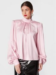 MVP Wardrobe Bluzka Bond MVPI2BL008.0RA0067 Różowy Regular Fit. Czerwone bluzki MVP Wardrobe, bez wzorów, z wiskozy, bez kołnierzyka, bez ramiączek. Za 1,939.00 zł.