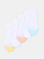 Krótkie skarpetki 5 pack - biały. Białe skarpety Sinsay, bez wzorów. Za 12.99 zł.