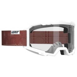 Gogle rowerowe Leatt Vizion 2.0 MTB. Białe okulary przeciwsłoneczne LEATT, bez wzorów, sportowe. Za 189.99 zł.