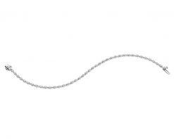 Bransoletka z białego złota z brylantami - 18 cm - 1,00 ct - próba 585. Białe bransoletki Apart, z brylantem, złote. Za 13,590.00 zł.