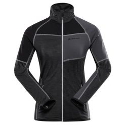 Damska bluza trekkingowa szybkoschnąca Alpine Pro Onneca 2. Czarne bluzy sportowe Alpine Pro, bez wzorów, bez kaptura. W wyprzedaży za 209.00 zł.