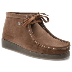 Brązowe Botki Hee Skórzane Buty Damskie Za Kostkę. Brązowe botki Hee, bez wzorów, z jeansu, za kostkę, bez obcasa, bez zapięcia. Za 297.99 zł.