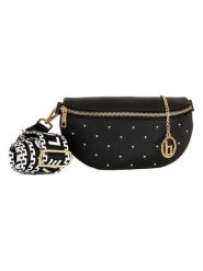 Lia Biassoni Skórzana saszetka w kolorze czarnym - 30 x 19 x 2 cm rozmiar: onesize. Czarne torby na ramię Lia Biassoni, bez wzorów, z materiału, sportowe, przez ramię, bez dodatków. Za 173.99 zł.