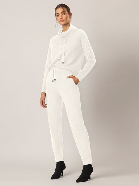 APART Spodnie w kolorze białym rozmiar: 42. Białe spodnie materiałowe Apart, bez wzorów, z kaszmiru, z podwyższonym stanem. Za 208.45 zł.