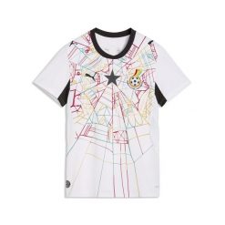 Damska koszulka domowa Ghana 2026 PUMA. Białe bluzki Puma, l, bez wzorów, sportowe, bez kołnierzyka, bez ramiączek. Za 429.00 zł.