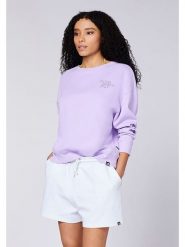 Chiemsee Bluza w kolorze fioletowym rozmiar: XL. Różowe bluzy Chiemsee, xl, bez wzorów, z bawełny, bez kaptura. Za 114.44 zł.