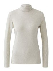 Oui Golf w kolorze beżowym rozmiar: 42. Brązowe golfy Oui, bez wzorów, bez ramiączek. Za 165.99 zł.