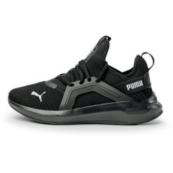 Adidasy Puma Softride Enzo 5, Dla obu płci. Czarne obuwie sportowe Puma, bez zapięcia. Za 390.00 zł.