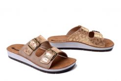 INBLU CP-63 026 piaskowy, klapki damskie. Brązowe klapki Inblu, bez wzorów, bez obcasa. Za 80.99 zł.