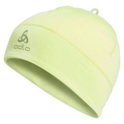 Czapka do biegania dla dorosłych Odlo Hat Polyknit Warm Eco. Zielone czapki Odlo, bez wzorów. Za 99.65 zł.