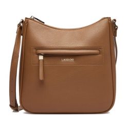 Torebka Lasocki. Brązowe listonoszki Lasocki, bez wzorów, bez dodatków. Za 149.99 zł.