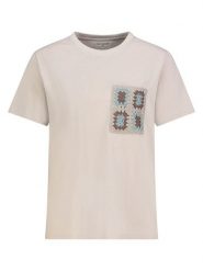 Eight2Nine Koszulka w kolorze beżowym rozmiar: XL. Brązowe bluzki Eight2Nine, xl, bez wzorów, z bawełny, bez kołnierzyka, bez ramiączek. Za 74.63 zł.