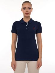 SIR RAYMOND TAILOR Koszulka polo "Angie" w kolorze granatowym rozmiar: XXL. Niebieskie bluzki Sir Raymond Tailor, xxl, bez wzorów, z bawełny, bez kołnierzyka, bez ramiączek. Za 131.43 zł.