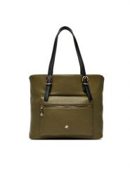 Beverly Hills Polo Club Torebka CEO-BHPC-C-001-08 Khaki. Brązowe shopper Beverly Hills Polo Club, bez wzorów, z materiału, bez dodatków. Za 249.99 zł.