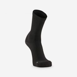 Skarpetki Rowerowe 900. Czarne skarpety VAN RYSEL, bez wzorów, z materiału. Za 39.99 zł.