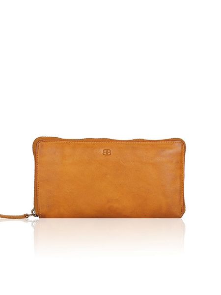 Bellicci Skórzany portfel "Chalice" w kolorze jasnobrązowym - 19 x 10 x 3 cm rozmiar: onesize. Brązowe portfele Bellicci, bez wzorów, z materiału. Za 179.22 zł.