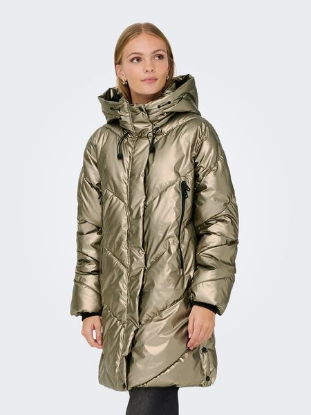 ONLY Płaszcz pikowany w kolorze złotym rozmiar: S. Żółte płaszcze Only, s, bez wzorów, bez kaptura. Za 187.96 zł.