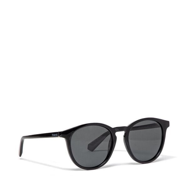 Okulary przeciwsłoneczne Polaroid. Czarne okulary przeciwsłoneczne Polaroid, bez wzorów. Za 214.99 zł.