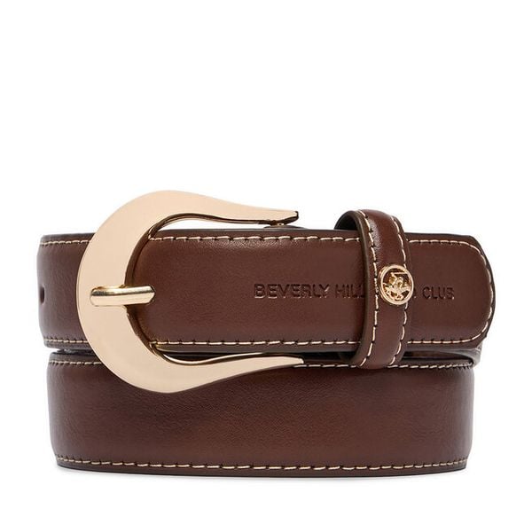 Pasek Beverly Hills Polo Club. Brązowe paski Beverly Hills Polo Club, bez wzorów. Za 59.99 zł.