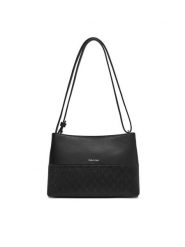 Calvin Klein Torebka Ck Mixmedia Convertible Bag_Mono K60K613170 Czarny. Czarne torebki klasyczne Calvin Klein, bez wzorów, ze skóry, bez dodatków. Za 199.99 zł.
