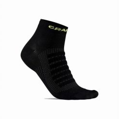 Skarpety Sportowe Craft Adv Dry Mid Czarny. Czarne skarpety Craft, bez wzorów. Za 102.80 zł.