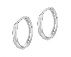Złote kolczyki - koła, 14 mm. Żółte kolczyki Apart, złote. Za 1,179.00 zł.