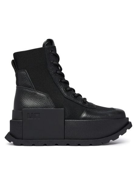 United Nude Trzewiki Roko Combat 1104501165 Czarny. Czarne botki United Nude, bez wzorów, z materiału, bez obcasa, bez zapięcia. Za 1,579.00 zł.