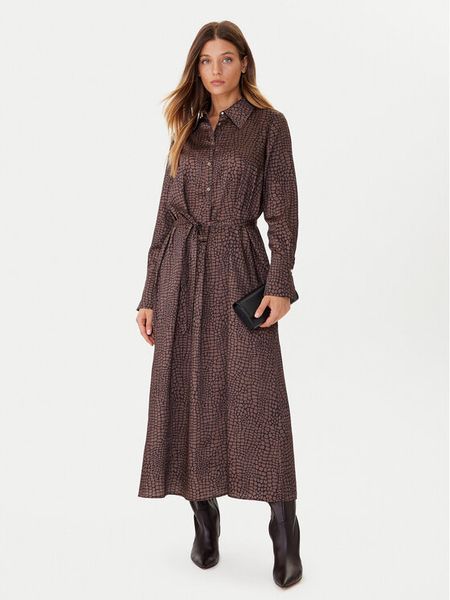 JOOP! Sukienka koszulowa 58 JW243D268 30049375 Beżowy Regular Fit. Brązowe sukienki Joop!, bez wzorów, z syntetyku, bez kołnierzyka, bez ramiączek, koszulowe. Za 959.99 zł.