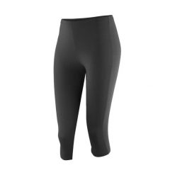 Damskie legginsy Spiro Impact Softex®. Czarne legginsy SPIRO, m, bez wzorów, z elastanu. Za 116.00 zł.