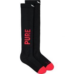 Skarpetki damskie Salewa Sella Pure. Czarne skarpety Salewa, bez wzorów, z materiału. Za 176.00 zł.