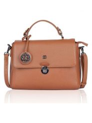 Bellicci Skórzana torebka w kolorze jasnobrązowym - 29 x 22 x 10 cm rozmiar: onesize. Brązowe torby na ramię Bellicci, bez wzorów, z materiału, przez ramię, bez dodatków. Za 217.99 zł.