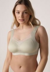 Szary Biustonosz Sportowy z Siateczką i Usztywnionymi Miseczkami Zerirae. Szare bielizna sportowa Born2be, l, bez wzorów, z dresówki. Za 29.99 zł.