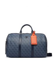 Guess Torba weekendowa TMMILO P6333 Granatowy. Niebieskie torby podróżne Guess, z aplikacjami, ze skóry. Za 634.99 zł.