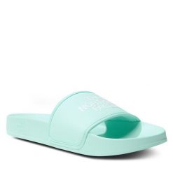 Klapki The North Face. Zielone klapki The North Face, bez wzorów, bez obcasa. Za 139.99 zł.
