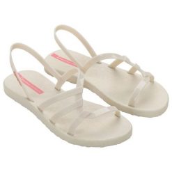 Sandały Ipanema Diversa Sandal Ad 27234 BG731 beżowy. Brązowe sandały bez wzorów, eleganckie, bez obcasa, bez zapięcia. W wyprzedaży za 173.57 zł.